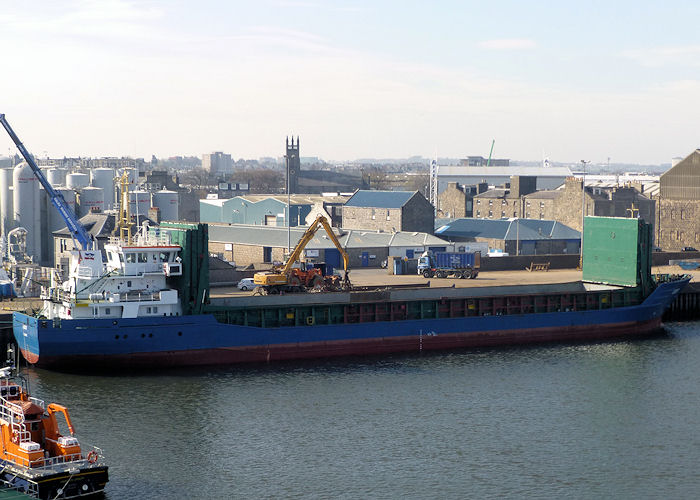 Photograph of the vessel  Eider pictured at Aberdeen on 7th May 2013