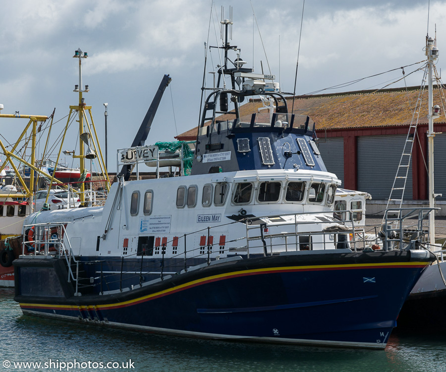 Photograph of the vessel rv Eileen May pictured at Arbroath on 17th May 2015