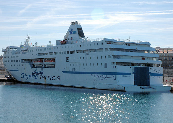 Photograph of the vessel  El Djazair II pictured at Marseille on 10th August 2008