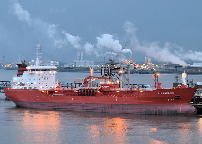 Photograph of the vessel  Eli Knutsen pictured at Immingham Oil Terminal on 23rd June 2011