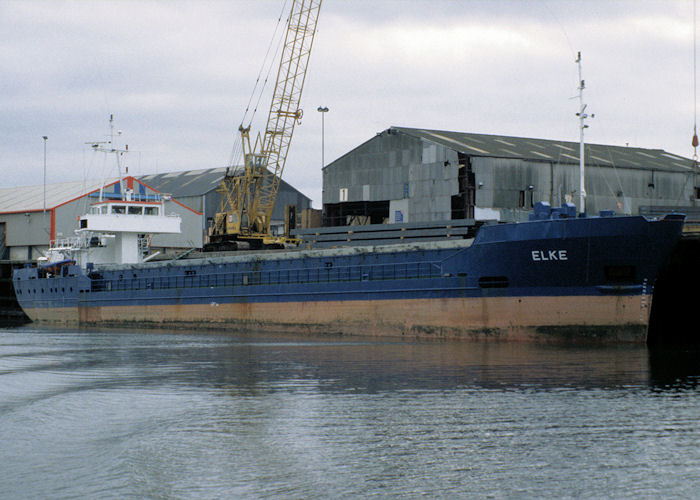 Photograph of the vessel  Elke pictured at Middlesbrough on 4th October 1997