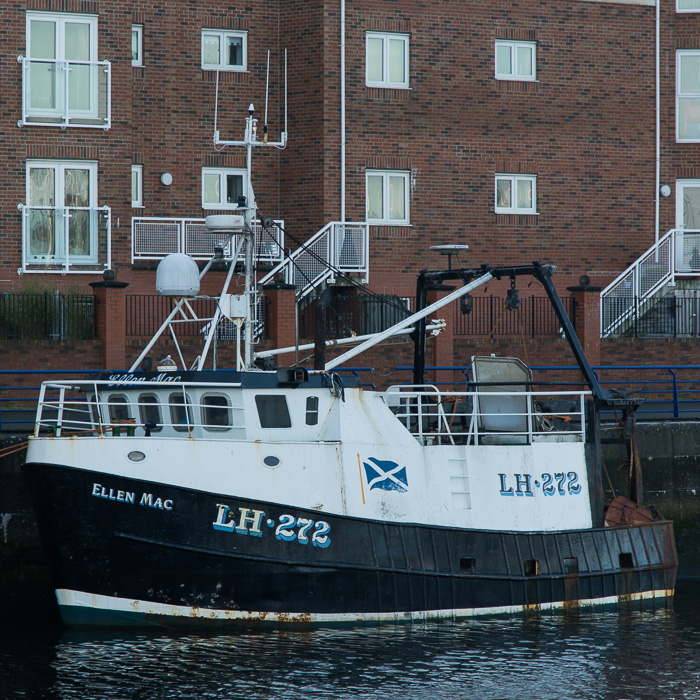 Photograph of the vessel fv Ellen Mac pictured at Royal Quays, North Shields on 29th December 2014