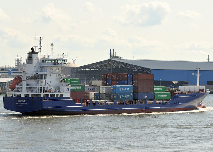 Photograph of the vessel  Elusive pictured passing Vlaardingen on 24th June 2011