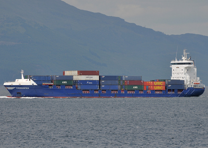 Photograph of the vessel  Encounter pictured passing Gourock on 2nd June 2012