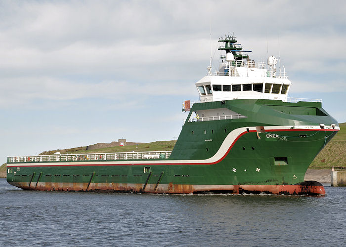 Photograph of the vessel  Enea pictured at Aberdeen on 13th May 2013