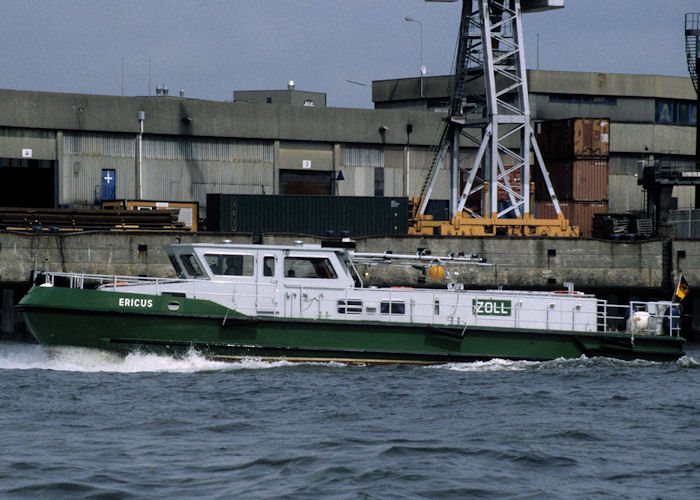 Photograph of the vessel  Ericus pictured at Hamburg on 27th May 1998