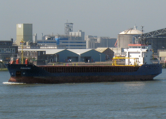 Photograph of the vessel  Eurostar pictured passing Vlaardingen on 27th June 2011