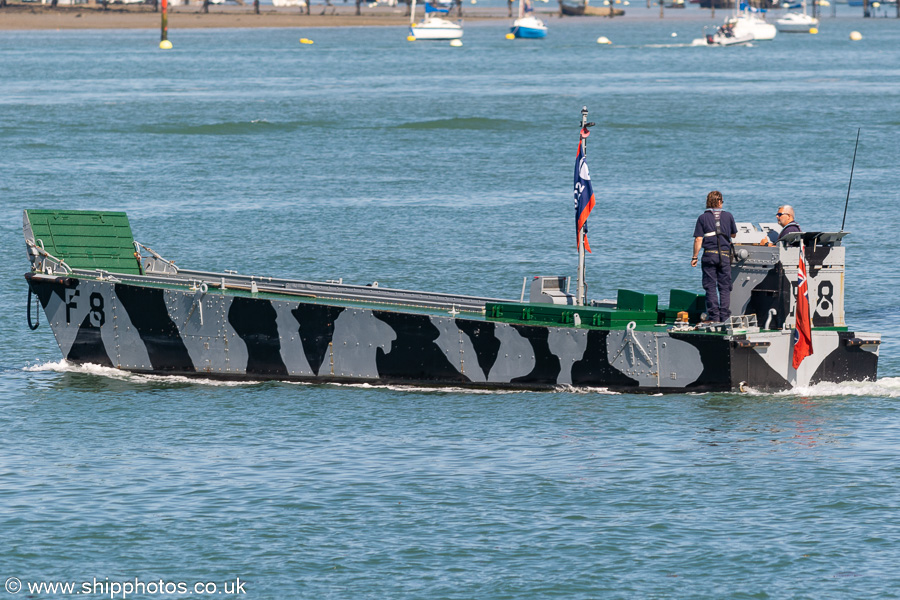Photograph of the vessel  F8 pictured in Portsmouth Harbour on 7th July 2023