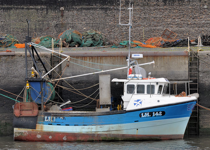 Photograph of the vessel fv Fairnies pictured at Port Seton on 17th September 2013