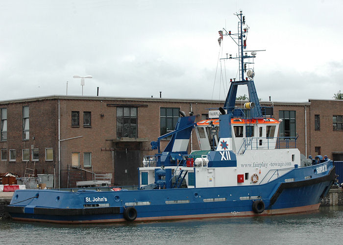 Photograph of the vessel  Fairplay XII pictured in Merwehaven, Rotterdam on 20th June 2010