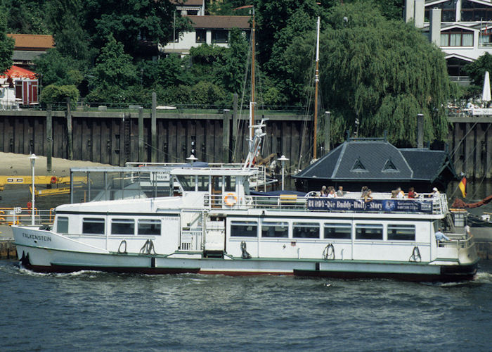 Photograph of the vessel  Falkenstein pictured at Hamburg on 5th June 1997
