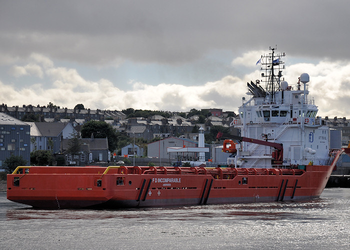 Photograph of the vessel  F.D. Incomparable pictured at Aberdeen on 14th September 2012