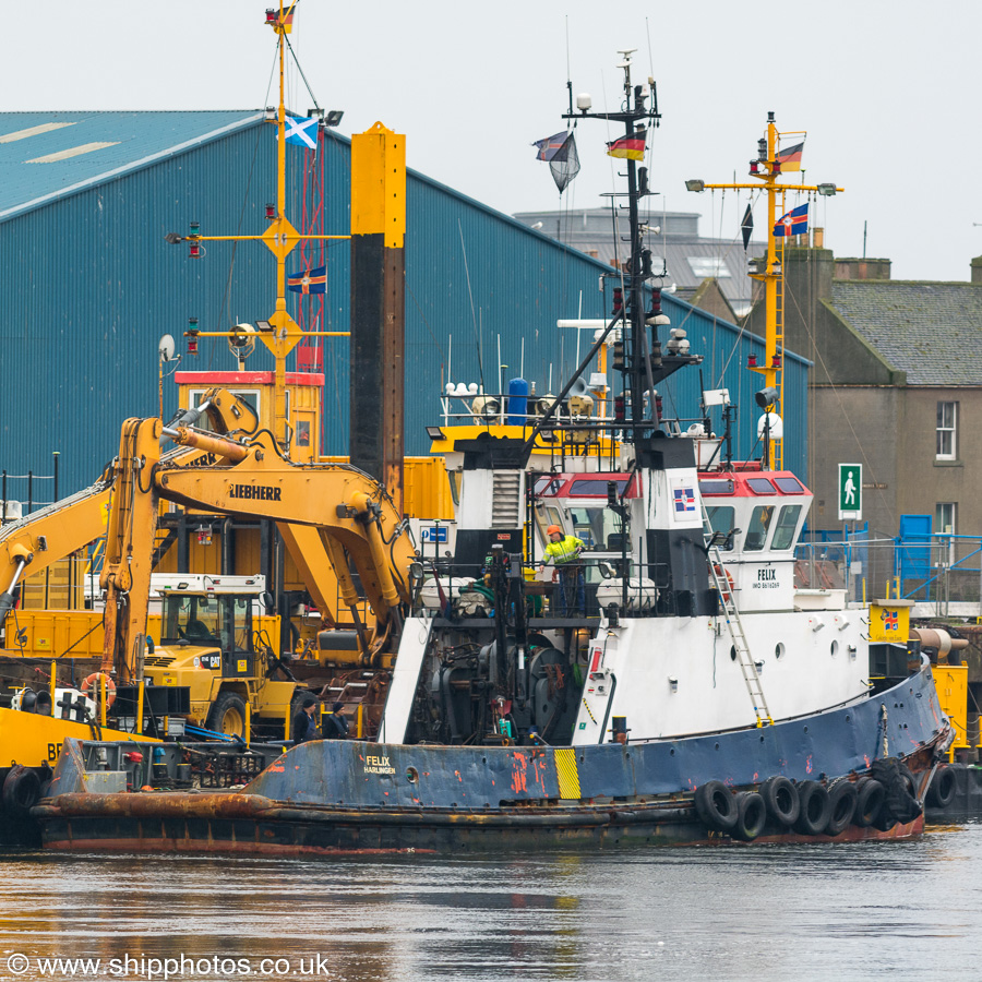 Photograph of the vessel  Felix pictured at Montrose on 31st May 2019