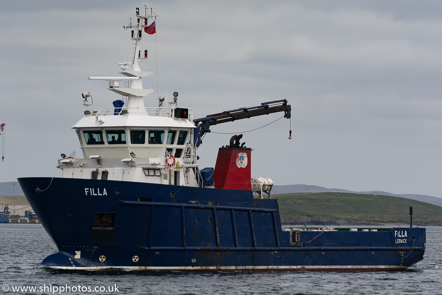 Photograph of the vessel  Filla pictured at Lerwick on 20th May 2015