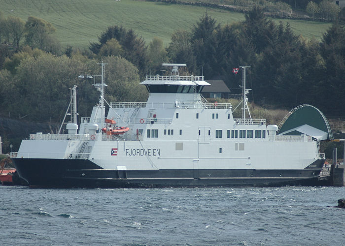 Photograph of the vessel  Fjordveien pictured in Stavangerfjord on 13th May 2005