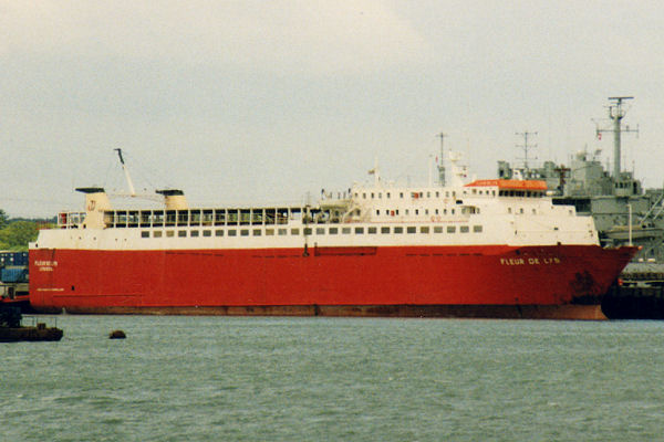 Photograph of the vessel  Fleur de Lys pictured in Marchwood Military Port on 29th April 1997