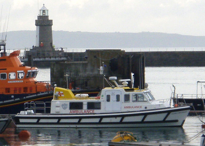 Photograph of the vessel  Flying Christine III pictured at St. Peter Port on 20th June 2008