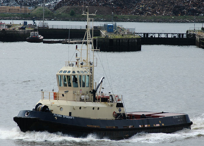 Photograph of the vessel  Flying Spindrift pictured at North Shields on 14th May 2005