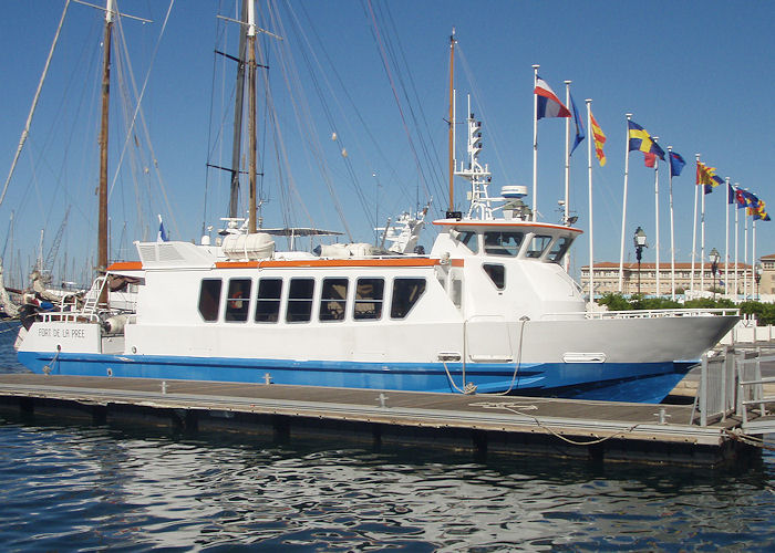 Photograph of the vessel  Fort de la Prée pictured at Toulon on 9th August 2008
