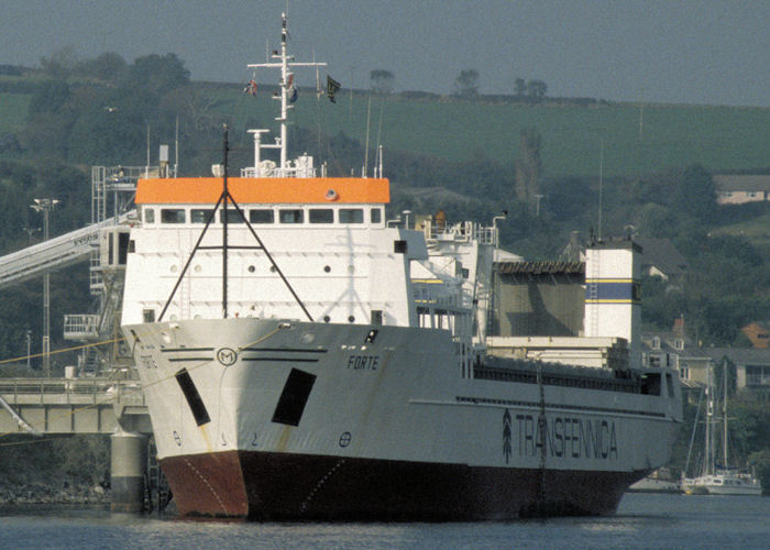 Photograph of the vessel  Forte pictured at Fowey on 28th September 1997