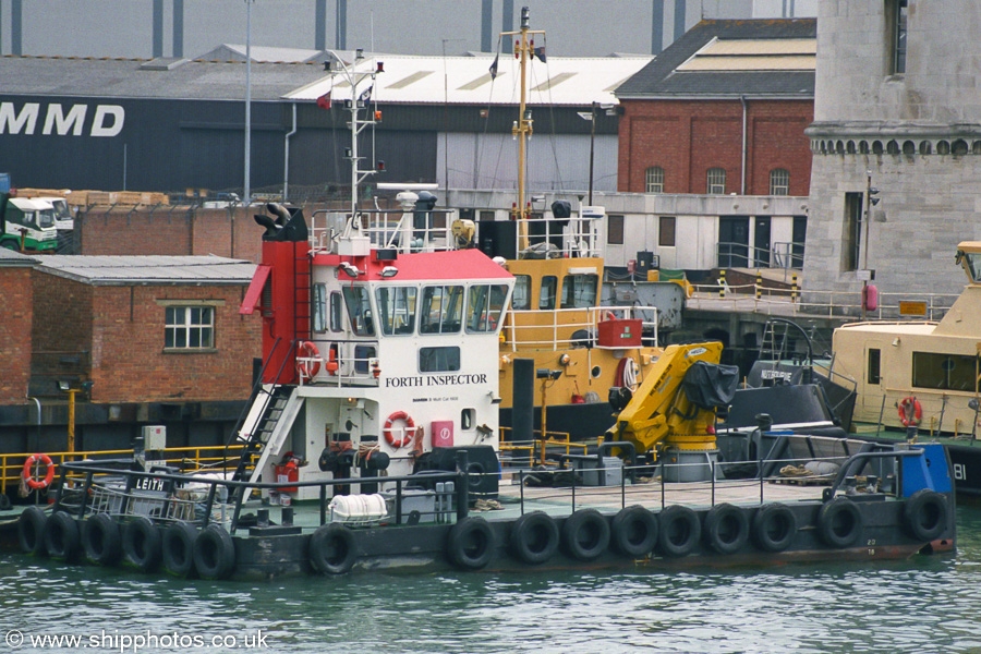 Photograph of the vessel  Forth Inspector pictured in Portsmouth Naval Base on 5th July 2003