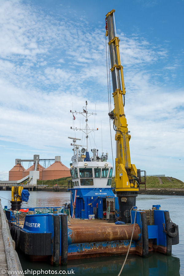 Photograph of the vessel  Forth Jouster pictured at Blyth on 27th August 2017