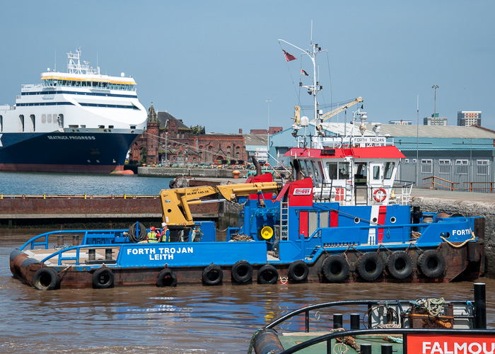 Photograph of the vessel  Forth Trojan pictured at Liverpool on 31st May 2014