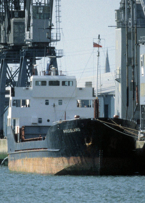Photograph of the vessel  Fosseland pictured at Southampton on 14th August 1997