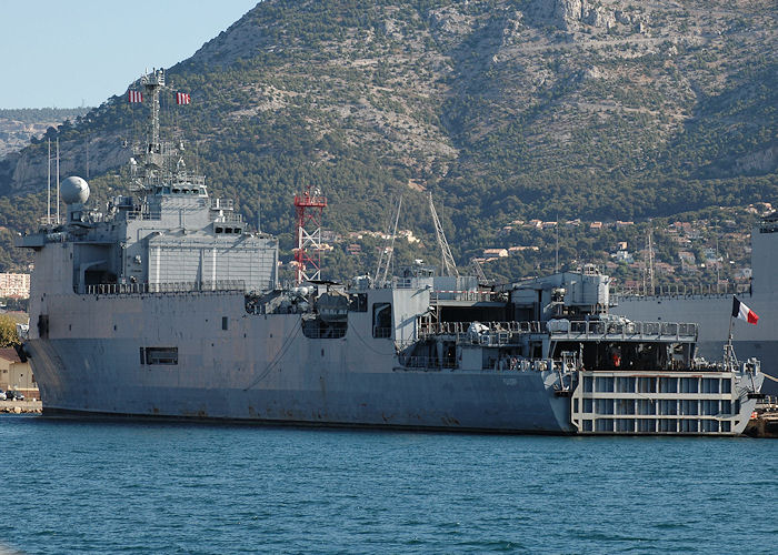 Photograph of the vessel FS Foudre pictured at Toulon on 9th August 2008