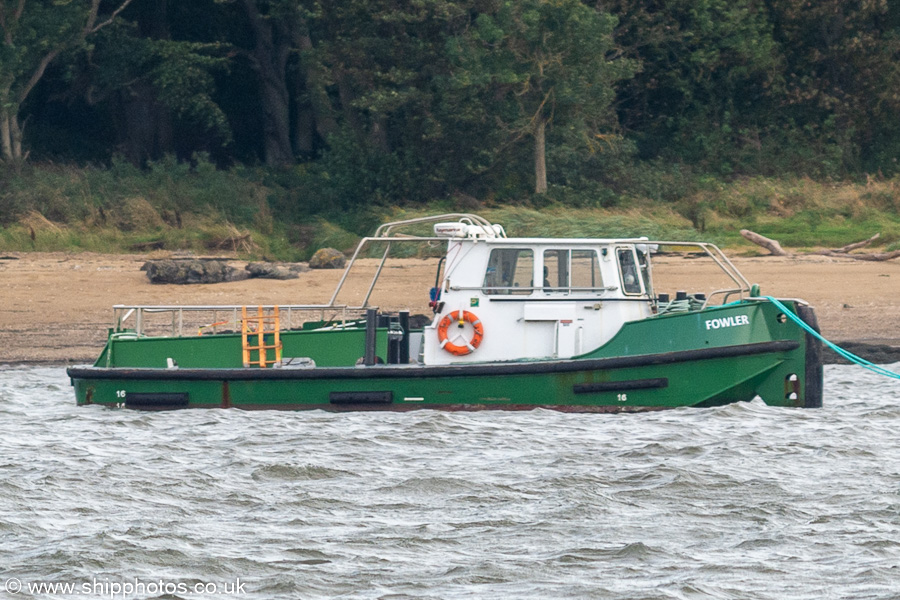 Photograph of the vessel  Fowler pictured at Hound Point on 10th October 2021