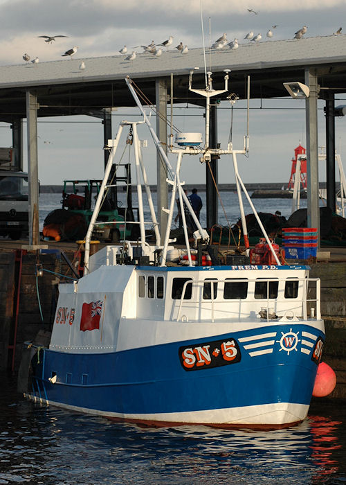 Photograph of the vessel fv Frem P.D. pictured at North Shields on 25th September 2009