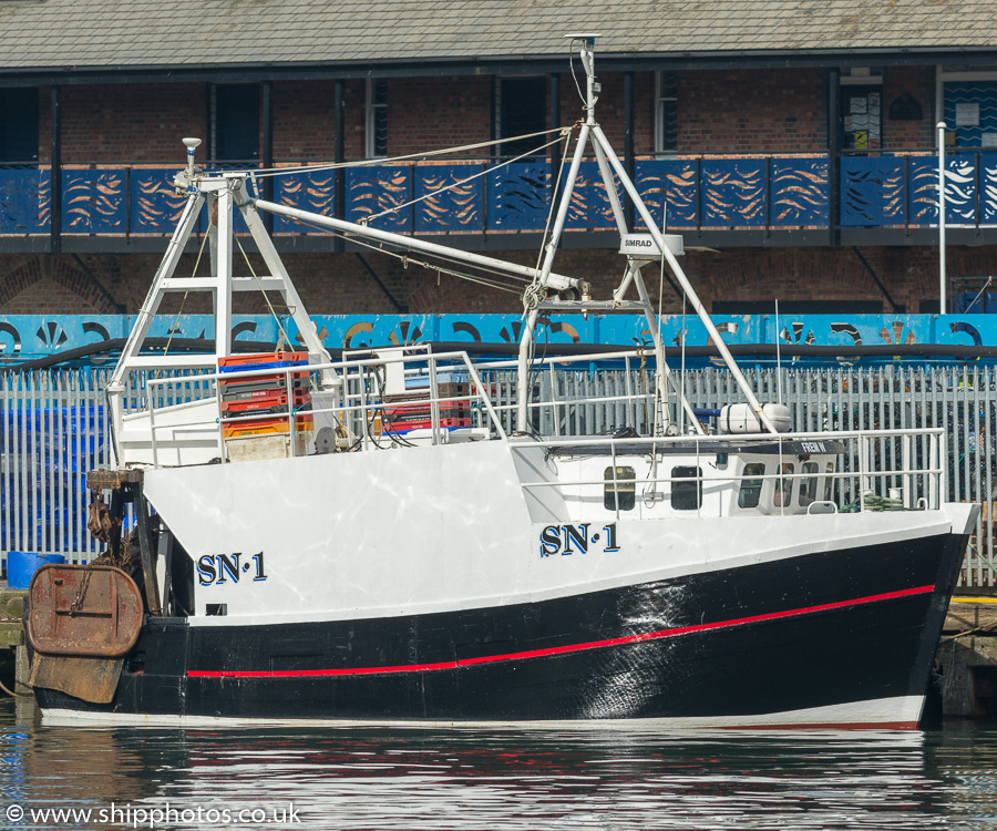 Photograph of the vessel fv Frem W pictured at the Fish Quay, North Shields on 27th May 2017