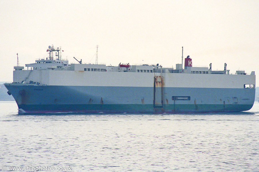 Photograph of the vessel  Frisia pictured in the Solent on 6th July 2002