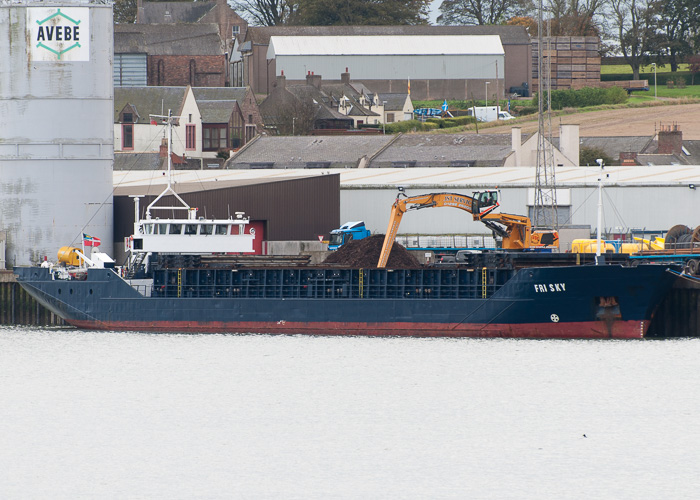 Photograph of the vessel  Fri Sky pictured at Montrose on 13th October 2014