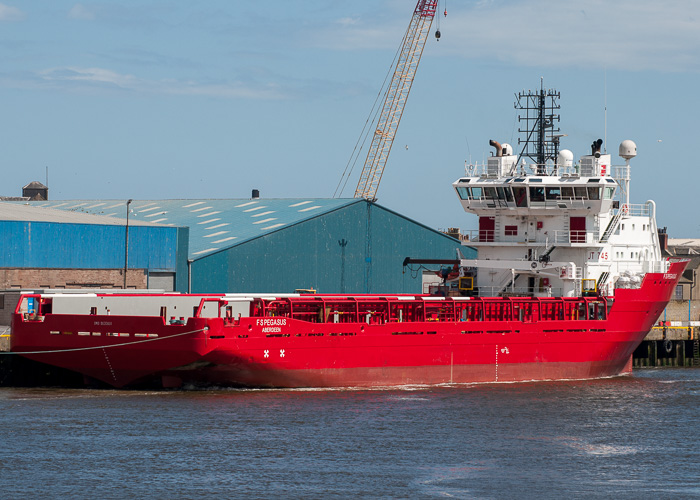 Photograph of the vessel  FS Pegasus pictured at Montrose on 8th June 2014