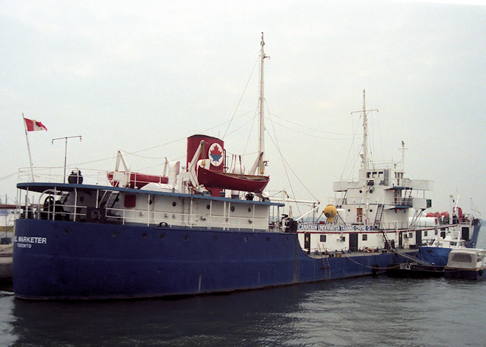 Photograph of the vessel  Fuel Marketer pictured in Toronto on 13th November 1988