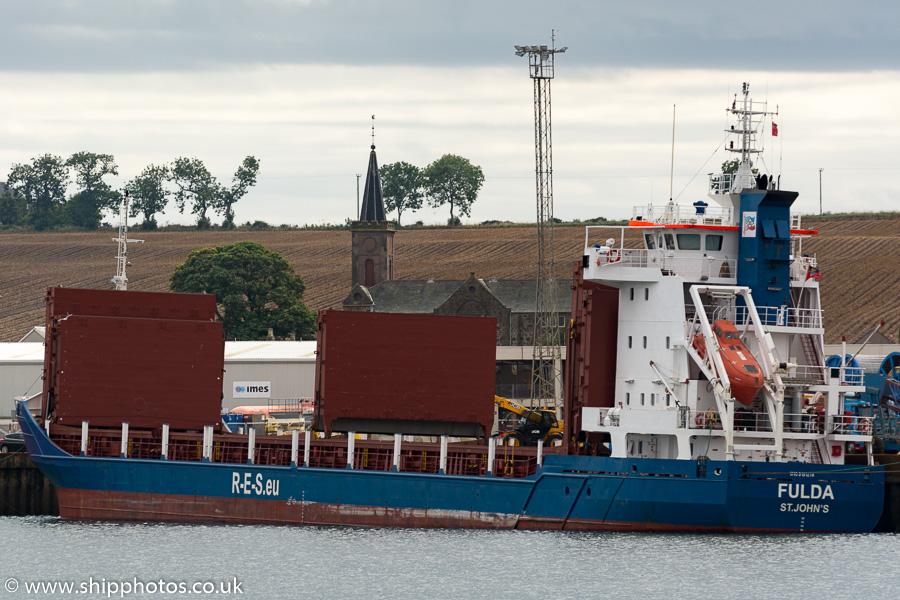 Photograph of the vessel  Fulda pictured at Montrose on 18th September 2015