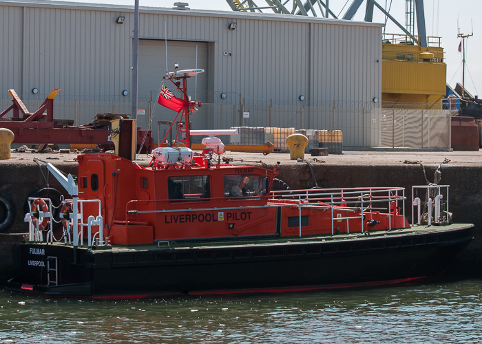 Photograph of the vessel pv Fulmar pictured in Liverpool Docks on 31st May 2014