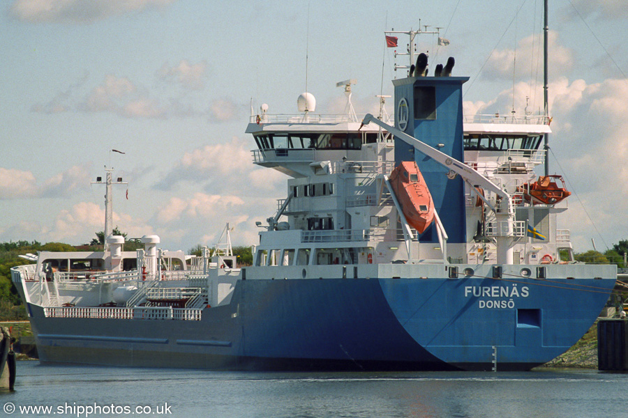 Photograph of the vessel  Furenäs pictured at Stanlow on 30th August 2003