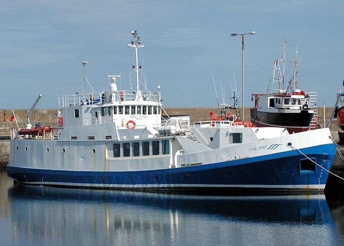 Photograph of the vessel  Fyne Spirit pictured at Buckie on 28th April 2011