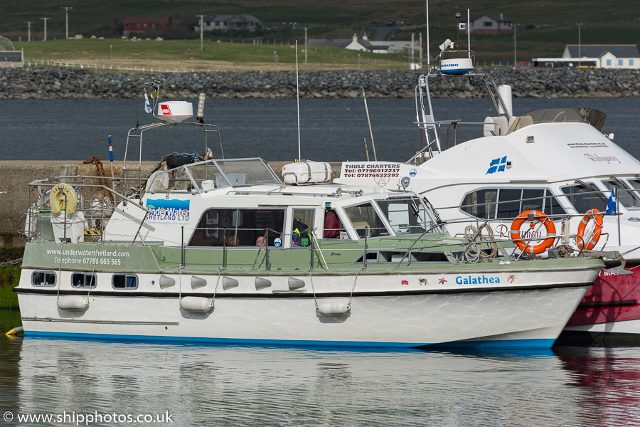 Photograph of the vessel  Galathea pictured at Lerwick on 18th May 2015