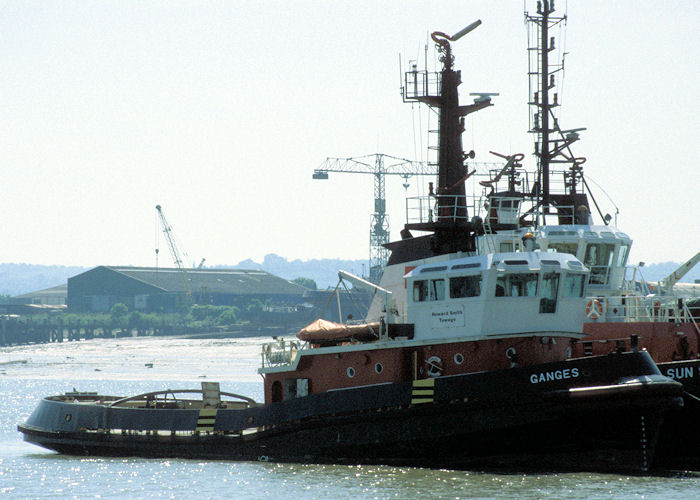 Photograph of the vessel  Ganges pictured at Gravesend on 16th May 1998