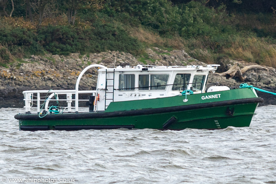 Photograph of the vessel  Gannet pictured at Hound Point on 10th October 2021