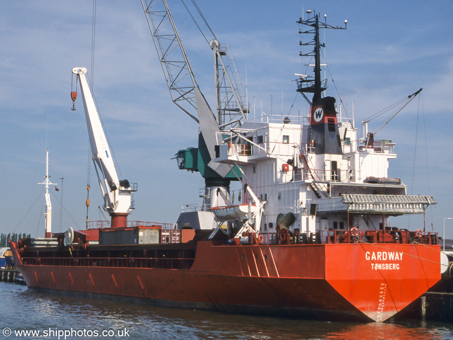 Photograph of the vessel  Gardway pictured in Waalhaven, Rotterdam on 17th June 2002