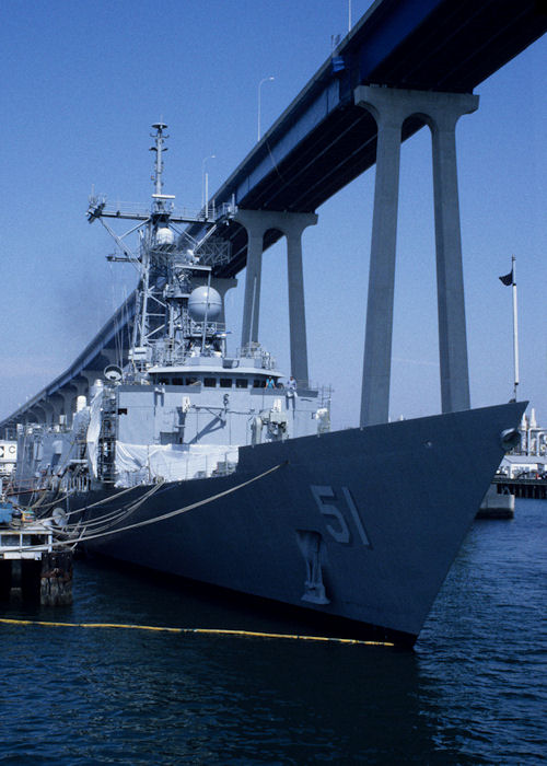 Photograph of the vessel USS Gary pictured at San Diego on 16th September 1994