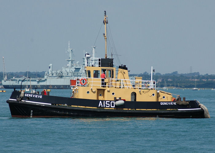 Photograph of the vessel RMAS Genevieve pictured in Portsmouth Harbour on 8th August 2006