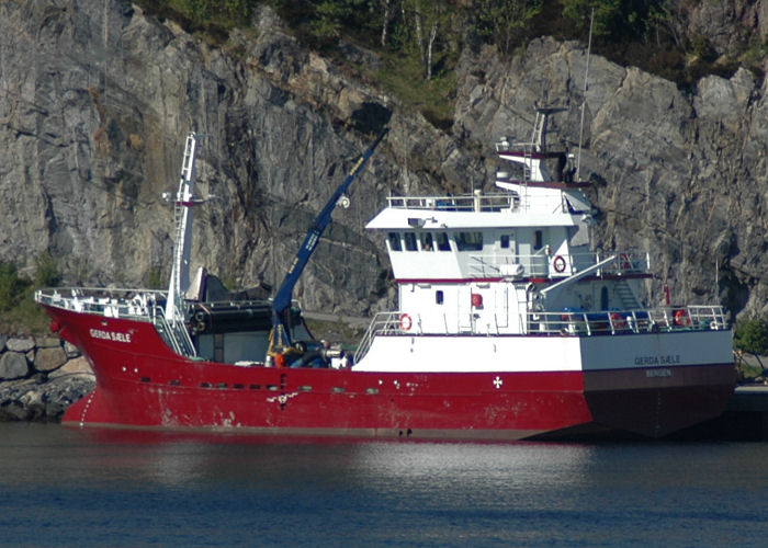 Photograph of the vessel  Gerda Sæle pictured at Bergen on 12th May 2005