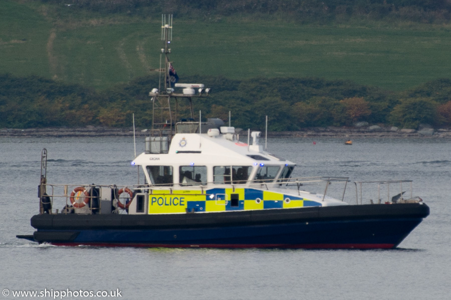 Photograph of the vessel  Gigha pictured at Greenock on 15th October 2015