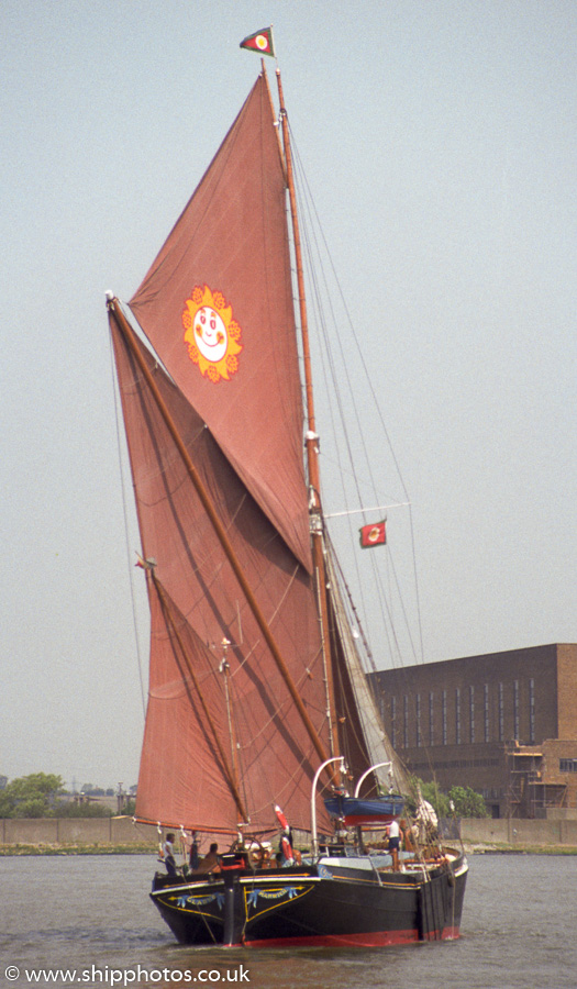 Photograph of the vessel sb Gladys pictured at Gravesend on 17th June 1989