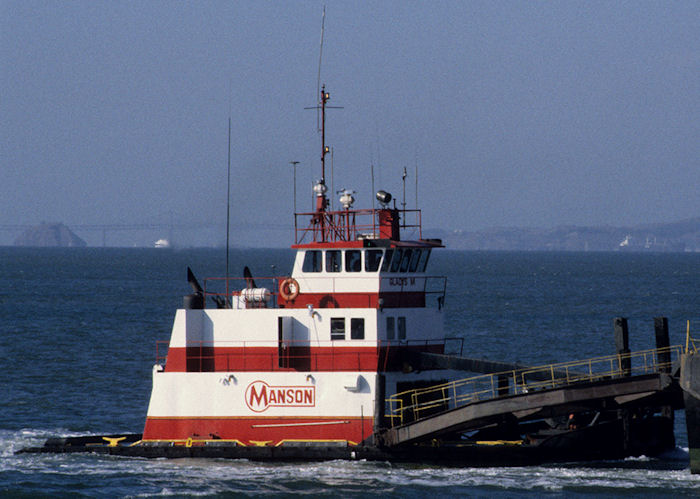 Photograph of the vessel  Gladys M pictured in San Francisco Bay on 13th September 1994